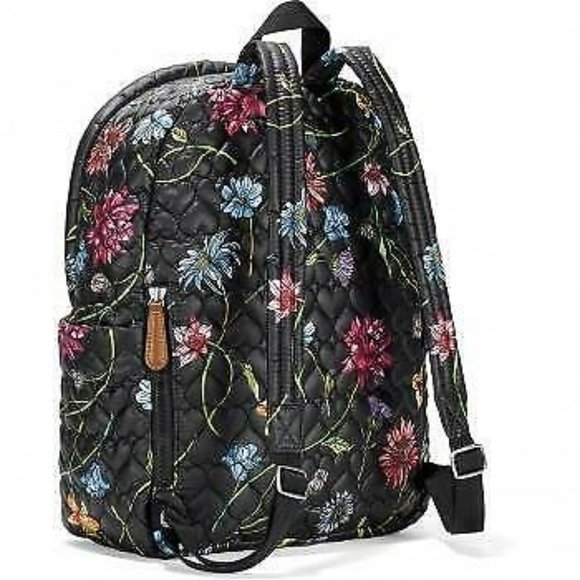 Brighton Heart to Heart KIRBY Backpack $365 WILD GARDEN FLOWERS QUILTED NWT XL main image 4